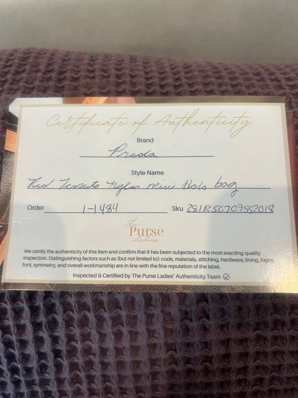 Prada Red Nylon Mini Hobo - Picture 9 of 9